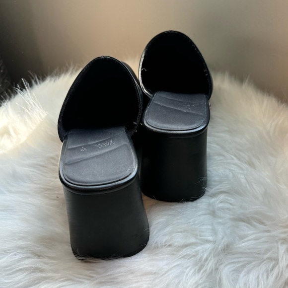 Zara Studded Platform Clogs - Picture 4 of 5